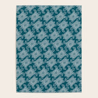 Tropical Turtle | Lagoon Blue  Poster Gallery Image 4