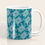 Tropical Turtle | Lagoon Blue  Coffee Mug Gallery Image 1