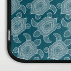 Tropical Turtle | Lagoon Blue  Laptop Sleeve Gallery Image 3