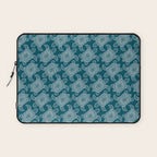 Tropical Turtle | Lagoon Blue  Laptop Sleeve Gallery Image 1