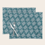 Tropical Turtle | Lagoon Blue  Placemat Gallery Image 1
