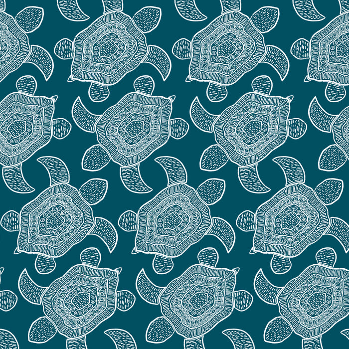 Tropical Turtle | Lagoon Blue  Coffee Mug Gallery Image 2