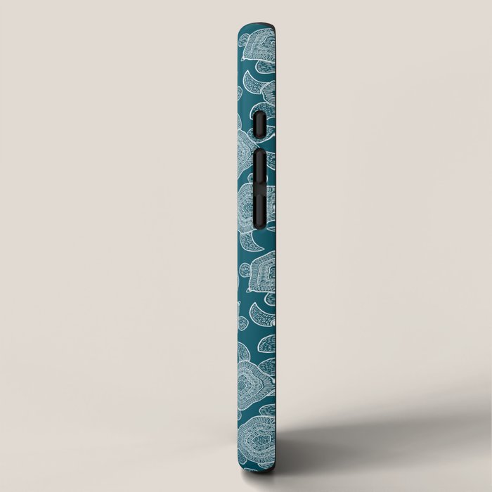 Tropical Turtle | Lagoon Blue  iPhone Case Gallery Image 2