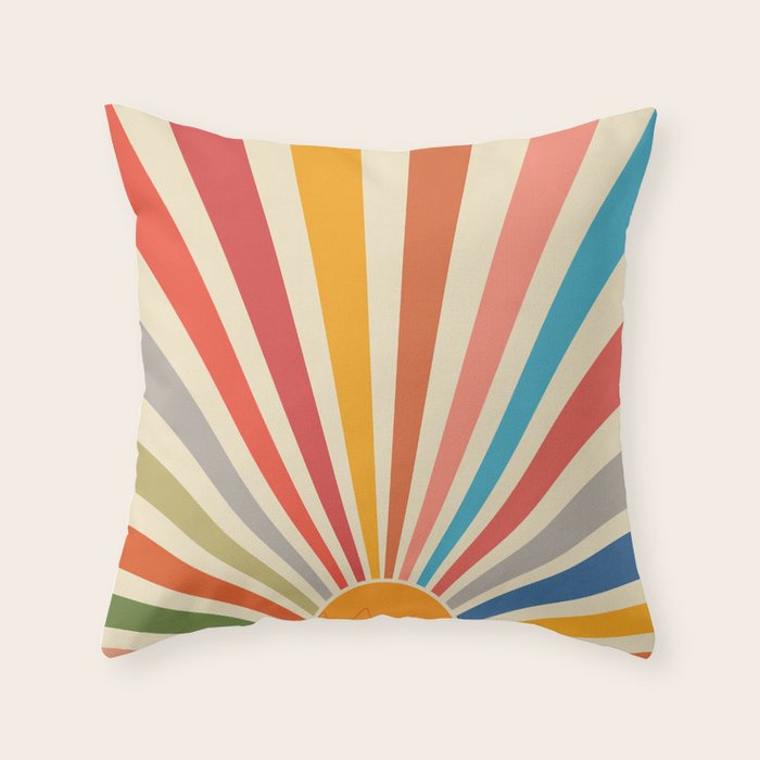Cat Landscape 46 Throw Pillow Gallery Image 1