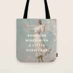 Sunshine Mixed With a Little Hurricane, Feminist Tote Bag Gallery Image 1