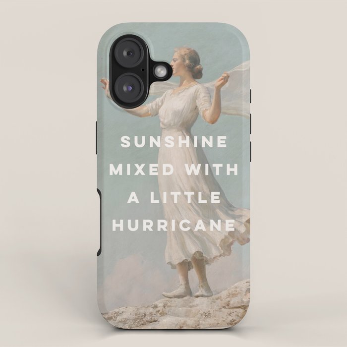 Sunshine Mixed With a Little Hurricane, Feminist iPhone Case Gallery Image 1