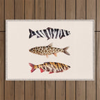 FISH PRINTS Outdoor Rug Gallery Image 1
