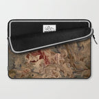 Antique 19th Century French Aubusson Rococo Romantic Lovers Tapestry Laptop Sleeve Gallery Image 2