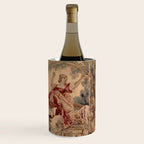 Antique 19th Century French Aubusson Rococo Romantic Lovers Tapestry Wine Chiller Gallery Image 1