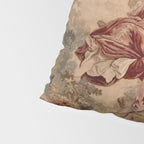 Antique 19th Century French Aubusson Rococo Romantic Lovers Tapestry Pillow Sham Gallery Image 4