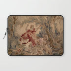 Antique 19th Century French Aubusson Rococo Romantic Lovers Tapestry Laptop Sleeve Gallery Image 1