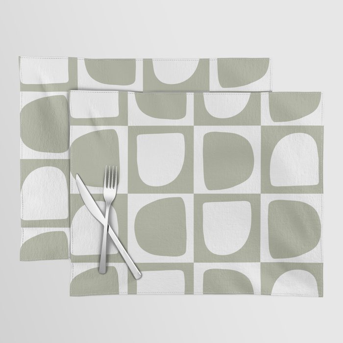 Art forms (sage) Placemat Gallery Image 1