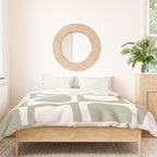 Art forms (sage) Duvet Cover Gallery Image 3