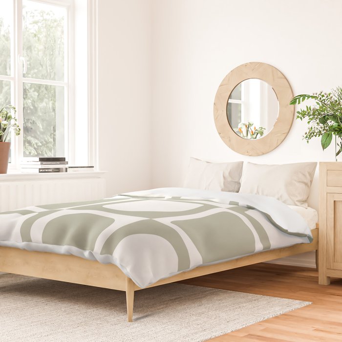 Art forms (sage) Duvet Cover Gallery Image 2