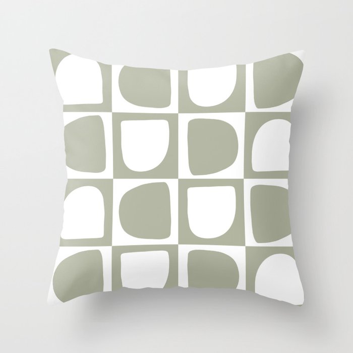 Art forms (sage) Throw Pillow Gallery Image 6