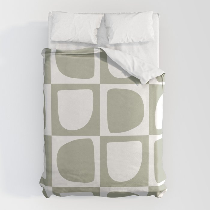 Art forms (sage) Duvet Cover Gallery Image 6