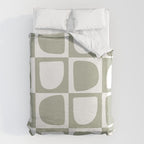 Art forms (sage) Duvet Cover Gallery Image 6