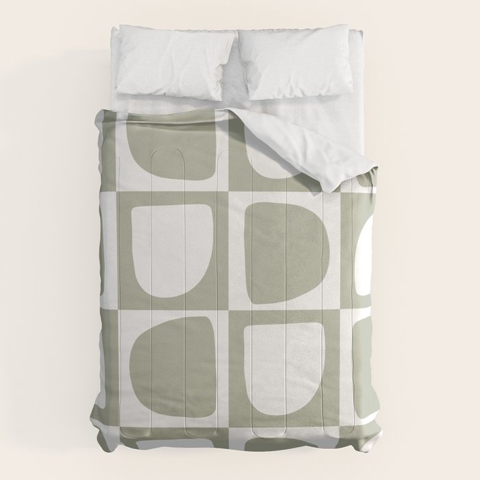 Art forms (sage) Comforter Gallery Image 6