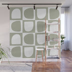 Art forms (sage) Wall Mural Gallery Image 1