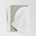 Art forms (sage) Throw Blanket Gallery Image 3