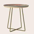 Epic Paria Wilderness Canyons 'Painted' Colored Sandstone Side Table Gallery Image 1