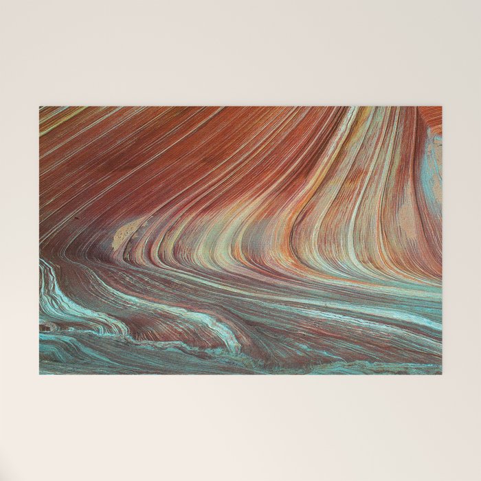 Epic Paria Wilderness Canyons 'Painted' Colored Sandstone Welcome Mat Gallery Image 1