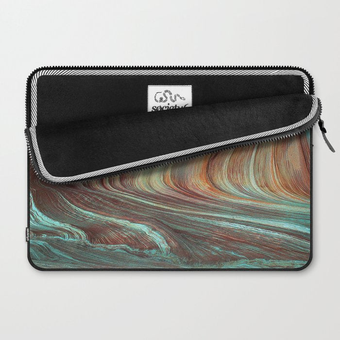 Epic Paria Wilderness Canyons 'Painted' Colored Sandstone Laptop Sleeve Gallery Image 2