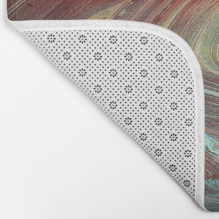 Epic Paria Wilderness Canyons 'Painted' Colored Sandstone Bath Mat Gallery Image 2