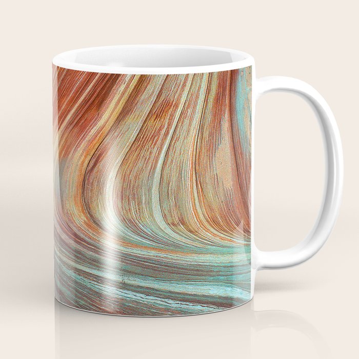 Epic Paria Wilderness Canyons 'Painted' Colored Sandstone Coffee Mug Gallery Image 1
