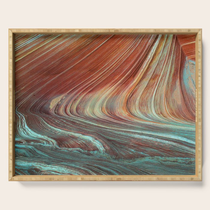 Epic Paria Wilderness Canyons 'Painted' Colored Sandstone Serving Tray Gallery Image 1