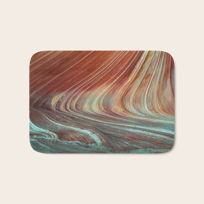 Epic Paria Wilderness Canyons 'Painted' Colored Sandstone Bath Mat Gallery Image 1
