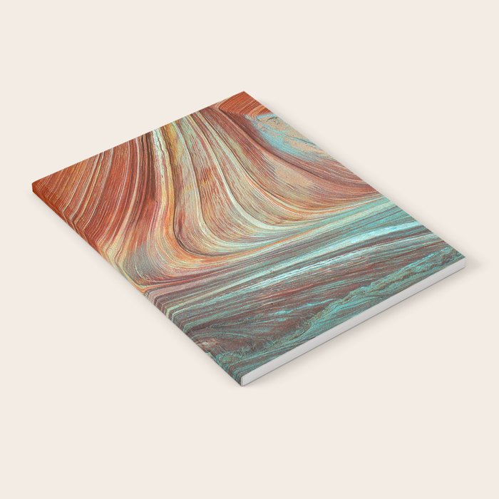 Epic Paria Wilderness Canyons 'Painted' Colored Sandstone Notebook Gallery Image 1