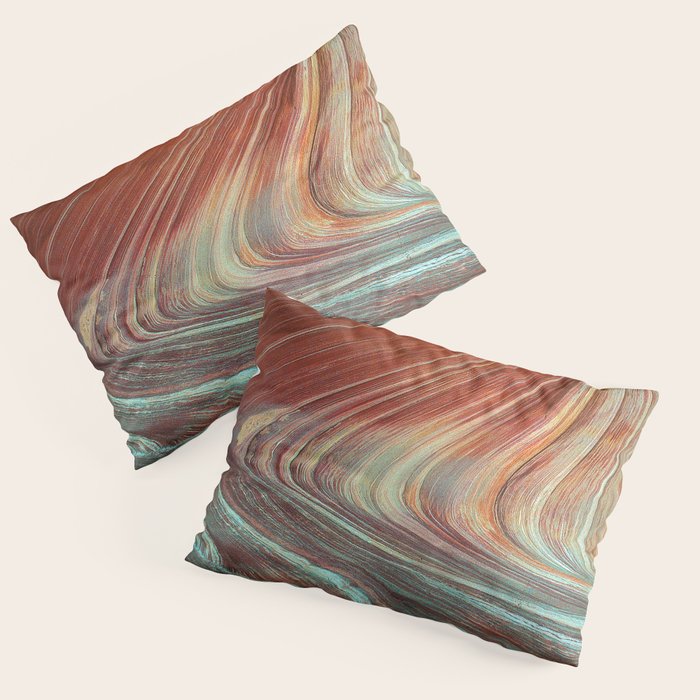 Epic Paria Wilderness Canyons 'Painted' Colored Sandstone Pillow Sham Gallery Image 3