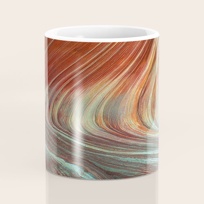 Epic Paria Wilderness Canyons 'Painted' Colored Sandstone Coffee Mug Gallery Image 4