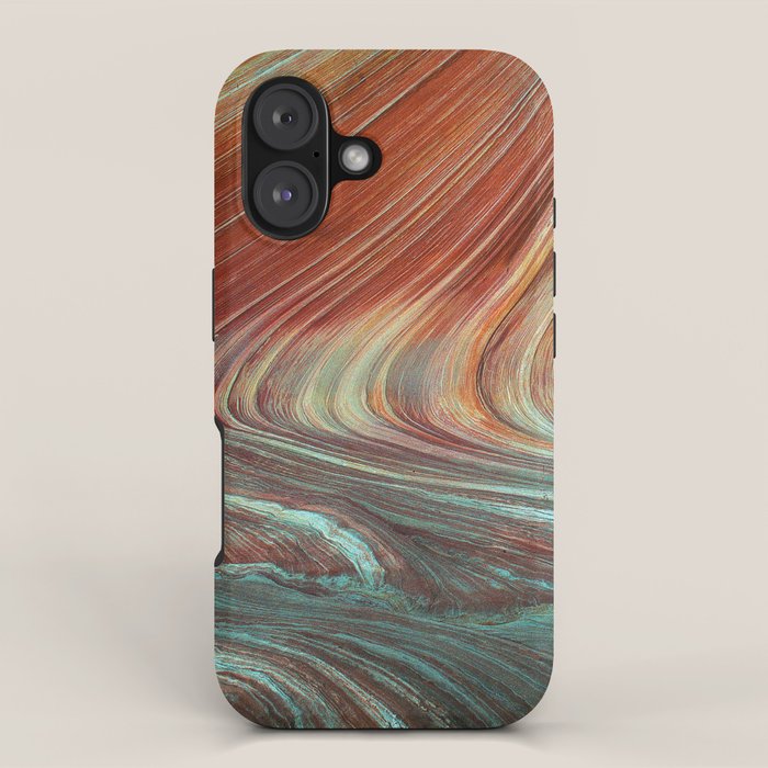 Epic Paria Wilderness Canyons 'Painted' Colored Sandstone iPhone Case Gallery Image 1