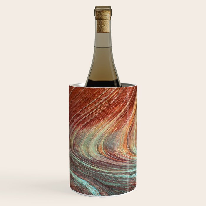 Epic Paria Wilderness Canyons 'Painted' Colored Sandstone Wine Chiller Gallery Image 1