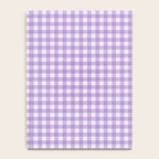 Gingham Plaid Pattern - Lilac Purple Notebook Gallery Image 4