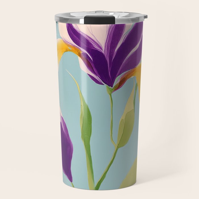 Sun-Kissed Iris Travel Mug Gallery Image 1