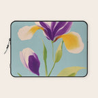 Sun-Kissed Iris Laptop Sleeve Gallery Image 1