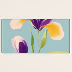Sun-Kissed Iris Desk Mat Gallery Image 3