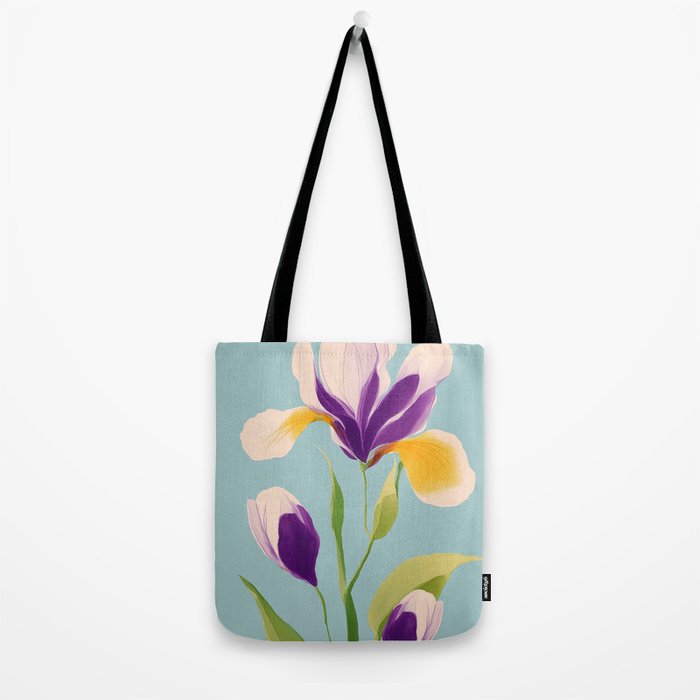 Sun-Kissed Iris Tote Bag Gallery Image 2