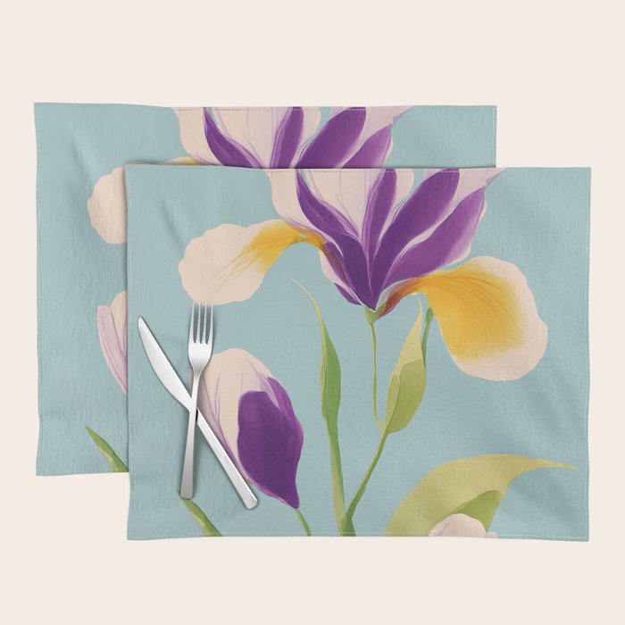 Sun-Kissed Iris Placemat Gallery Image 1