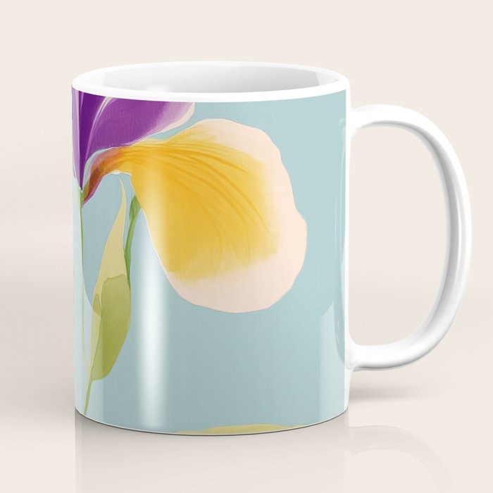 Sun-Kissed Iris Coffee Mug Gallery Image 1