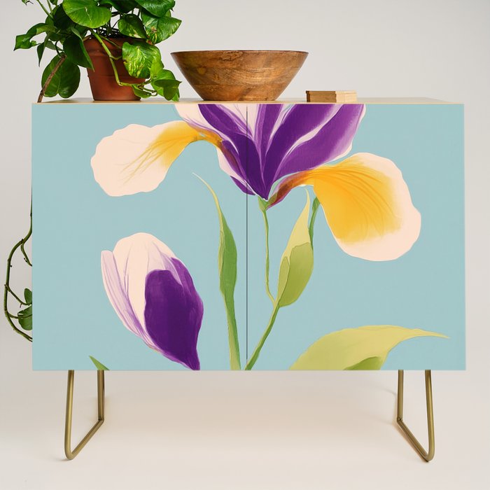 Sun-Kissed Iris Credenza Gallery Image 1