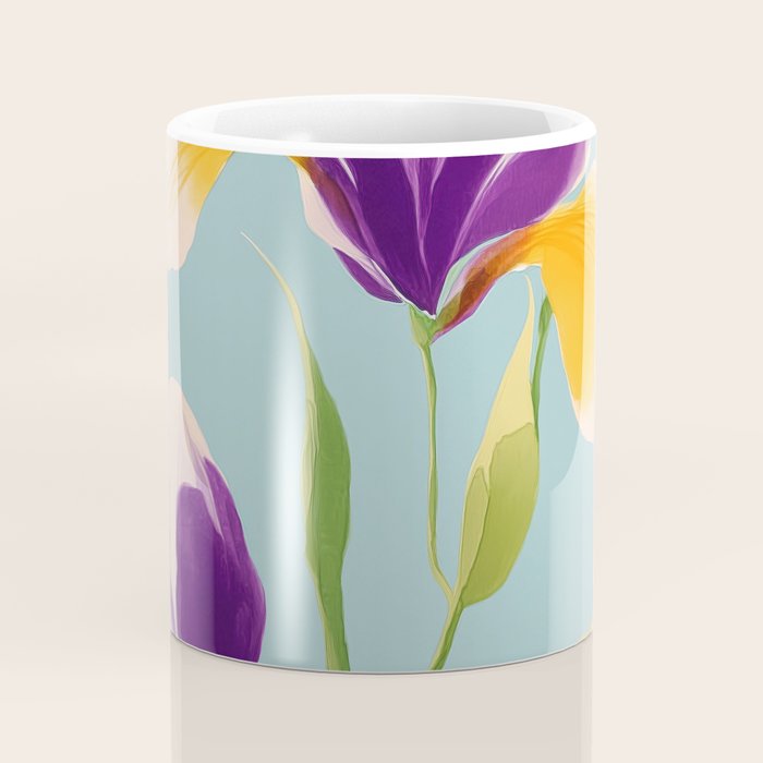 Sun-Kissed Iris Coffee Mug Gallery Image 4