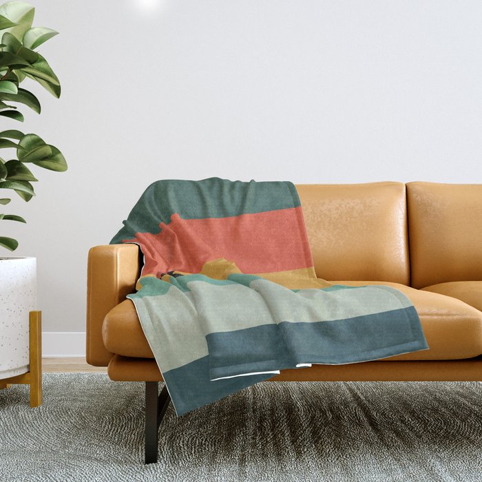 Cat Landscape 165A Throw Blanket Gallery Image 1