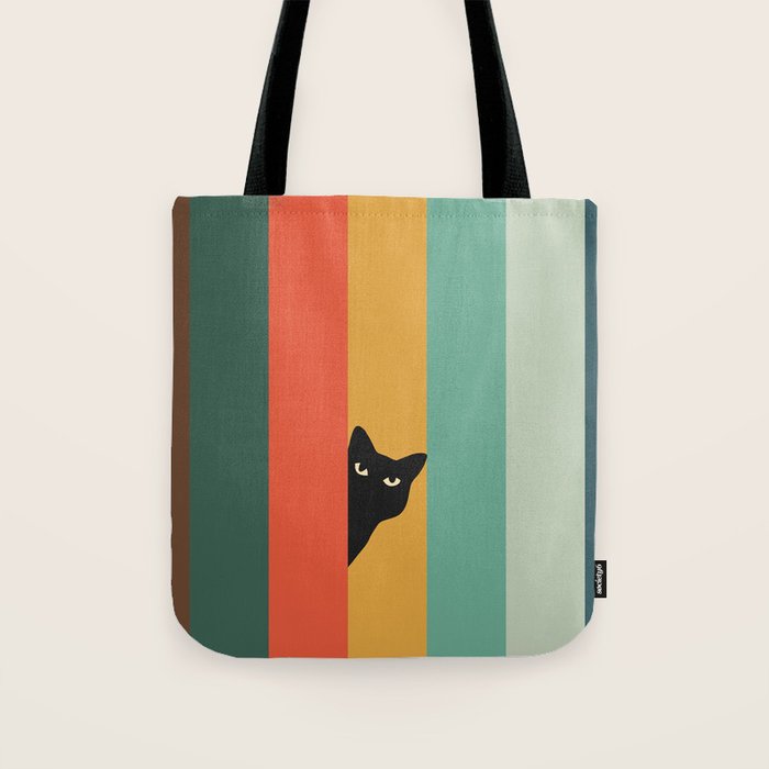 Cat Landscape 165A Tote Bag Gallery Image 1