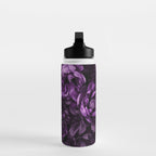 Midnight Garden Baroque Blooms Plum Blue Water Bottle Gallery Image 3