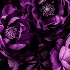 Midnight Garden Baroque Blooms Plum Blue Coffee Mug Gallery Image 2
