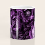 Midnight Garden Baroque Blooms Plum Blue Coffee Mug Gallery Image 4